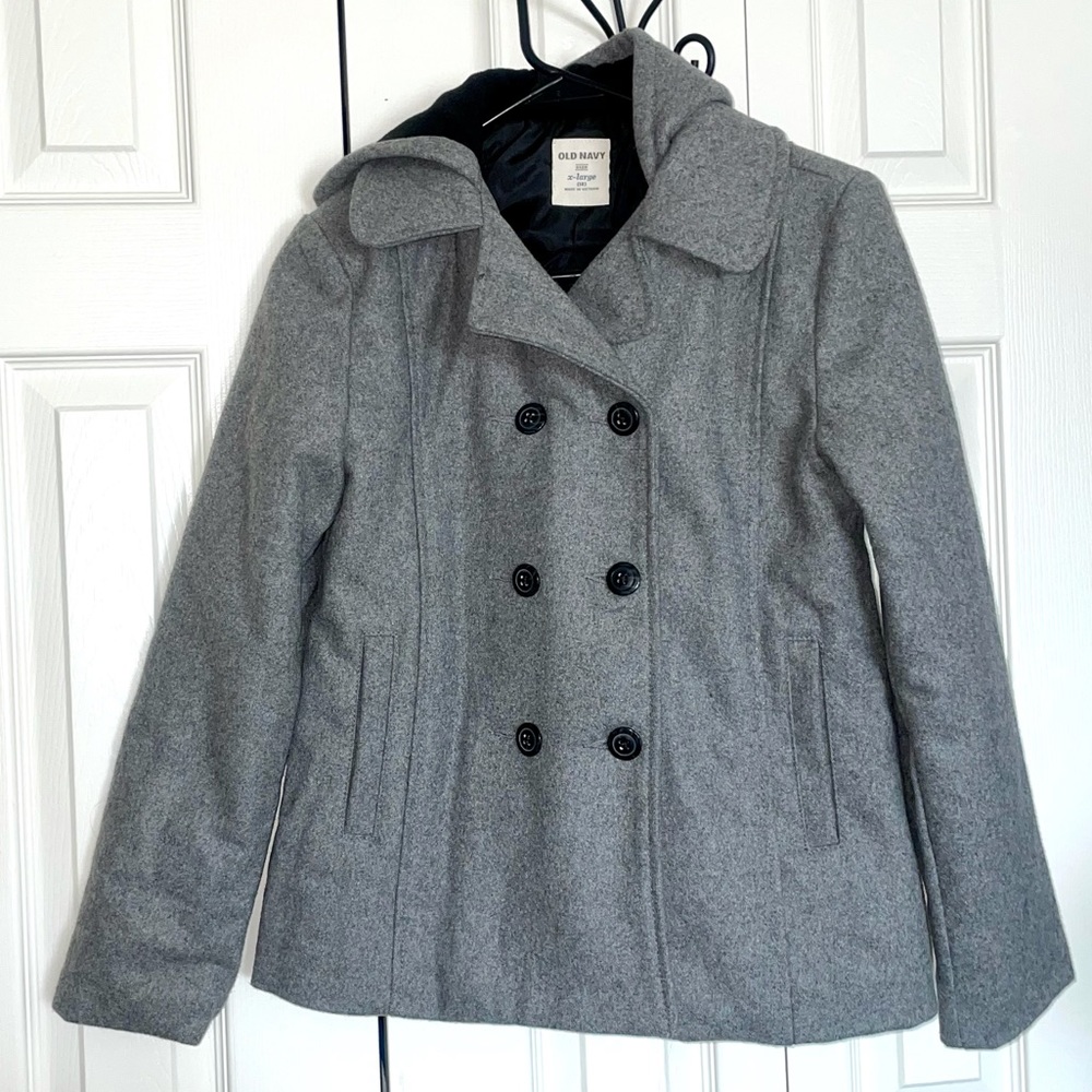 Nwot Wool Gray Old Navy Coat